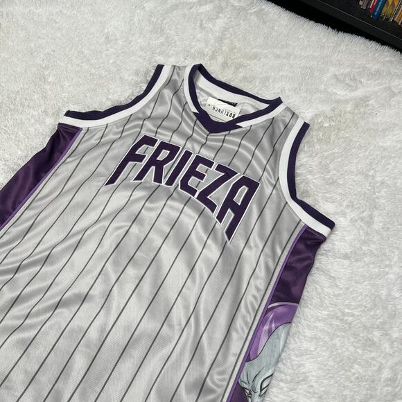 DRAGON BALL Z FRIEZA BASKETBALL JERSEY BOXLUNCH SHIRT - Picture 2 of 5